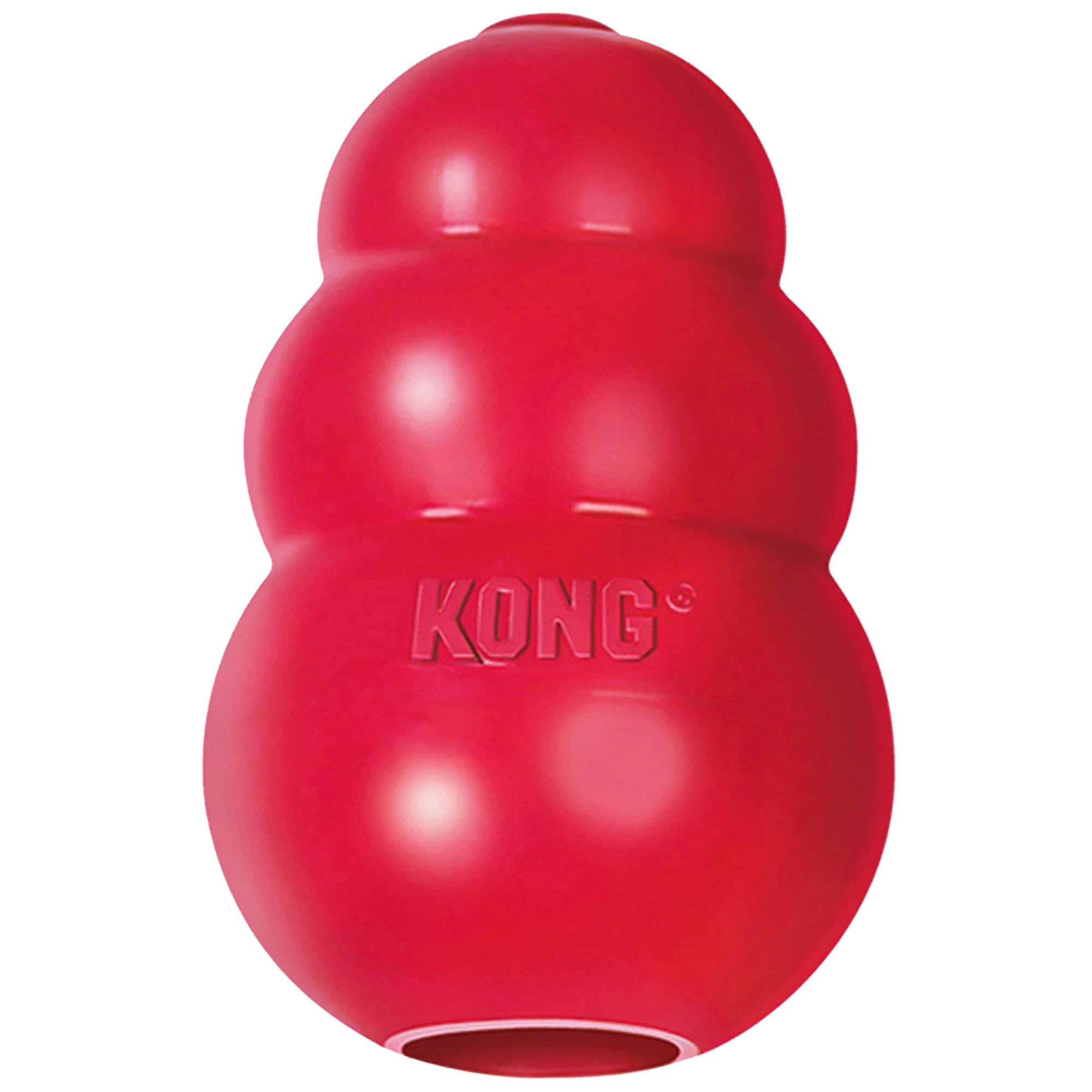 KONG Classic Stuffable Dog Toy - Fetch & Chew Toy for Dogs - Treat-Filling Capabilities & Erratic Bounce for Extended Play Time 