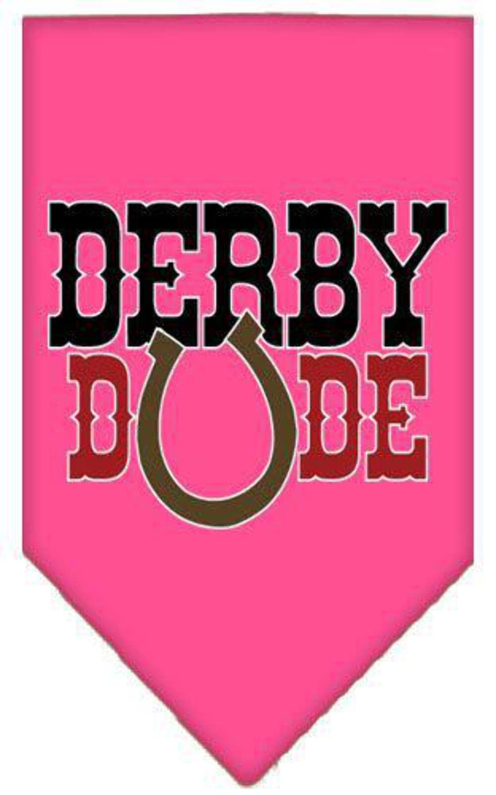 Mirage Pet Product Derby Dude Screen Print Bandana Orange Small