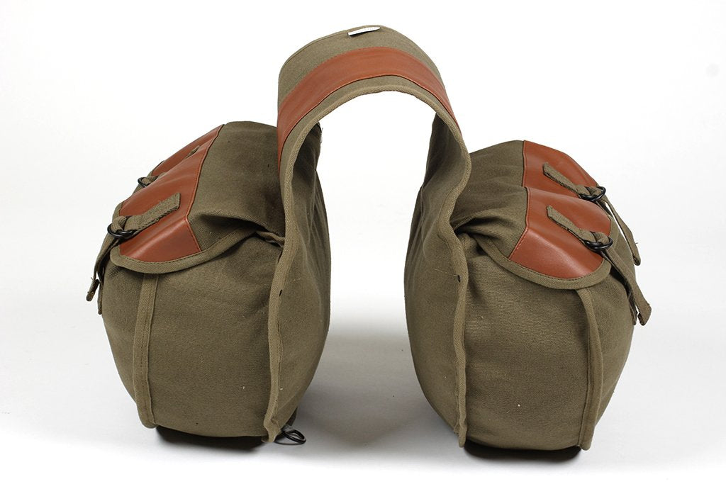 Stansport Canvas Saddle Bag - O.D. Green (766)