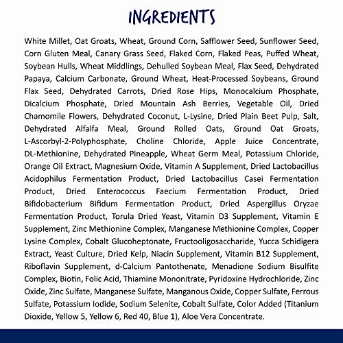 Vitakraft Vita Smart Gourmet Cockatiel and Lovebird Food - Vitamin-Fortified - Daily Pet Bird Food 4 Pound (Pack of 1)