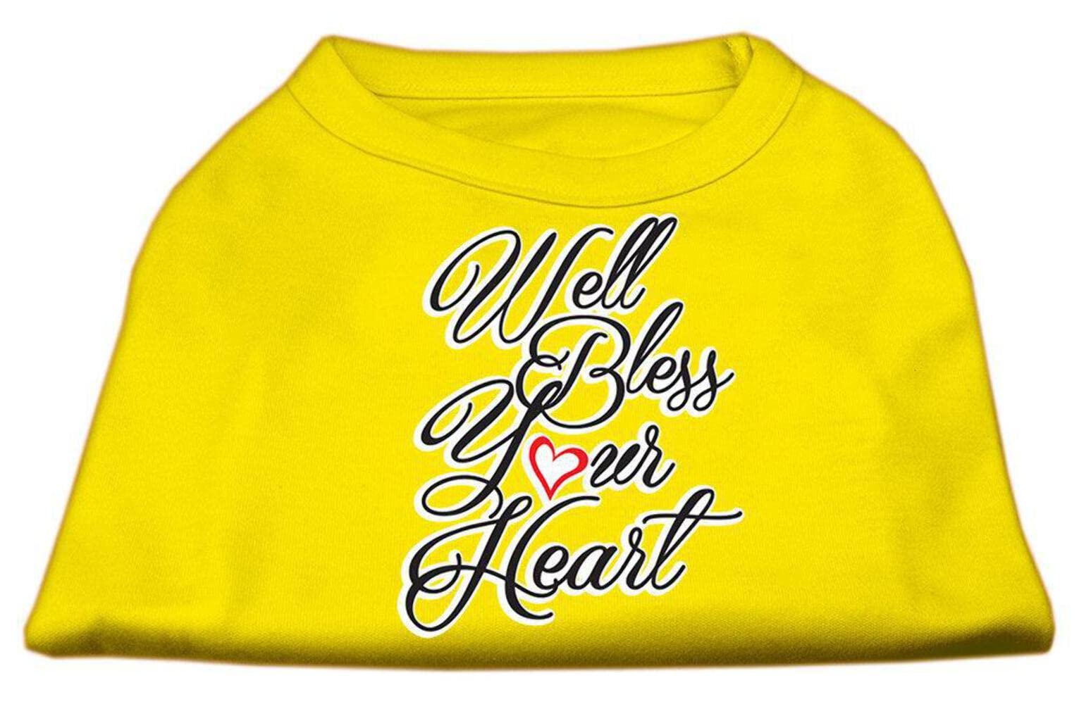 Mirage Pet Products 51-172 LGGR Well Bless Your Heart Screen Print Green Dog Shirt, Large
