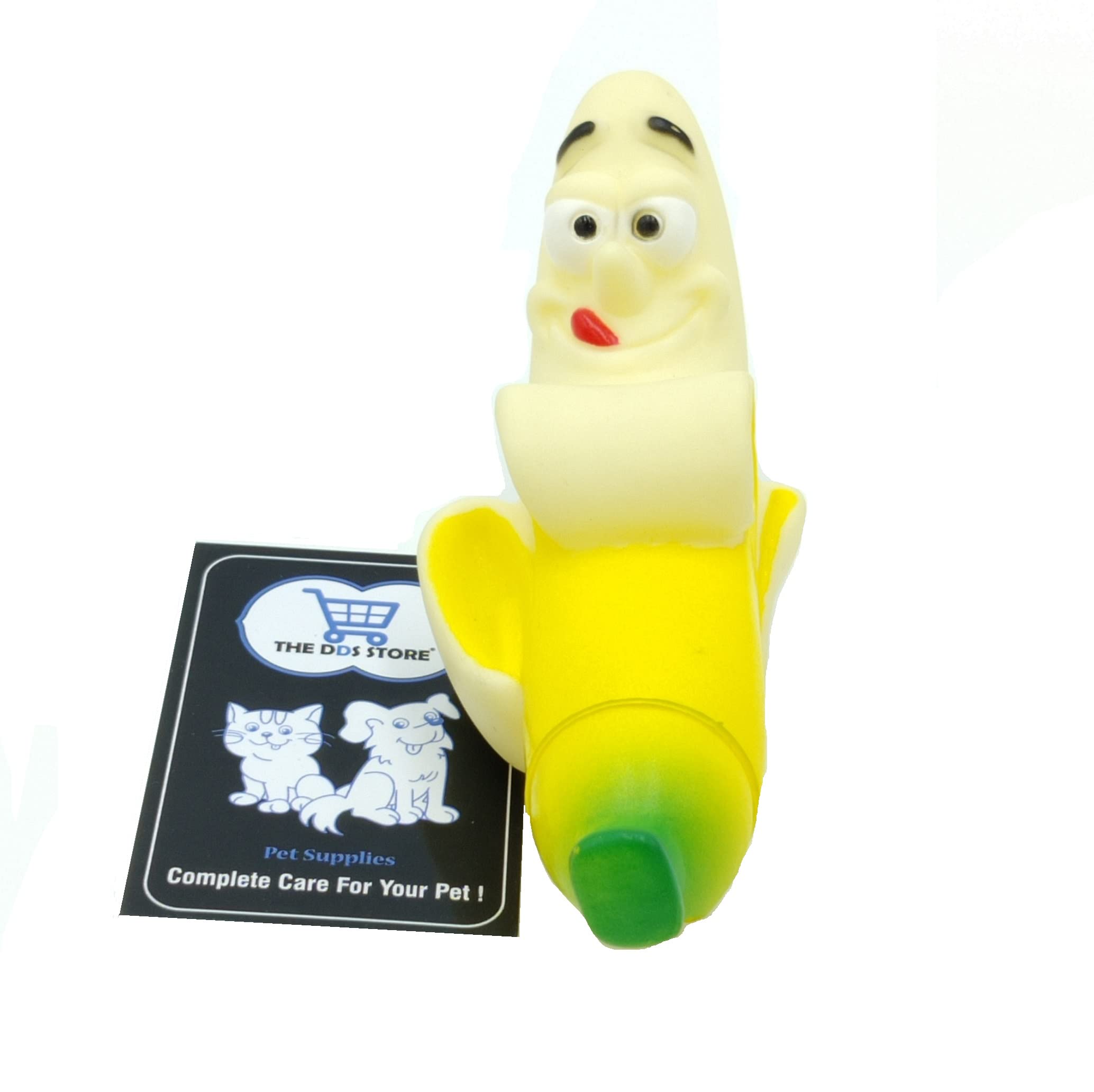 The Dds Store 1 Pc Banana Dog Toy Interactive Puppy Squeaky Toy Dog Chew Toy Vinyl Dog Toy