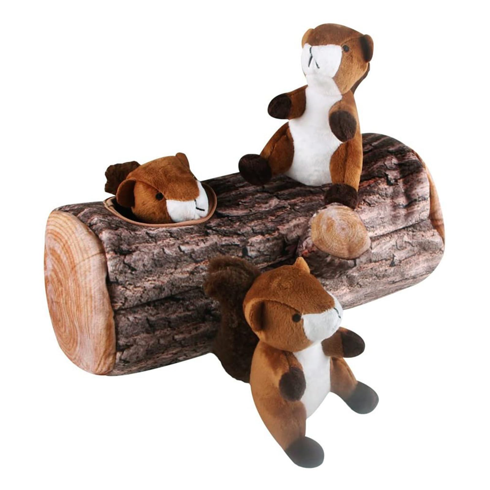 IFOYO Hide and Seek Squeaky Dog Toys for Boredom, Squirrel Interactive Pet Product for Puppies, Small and Medium Dogs