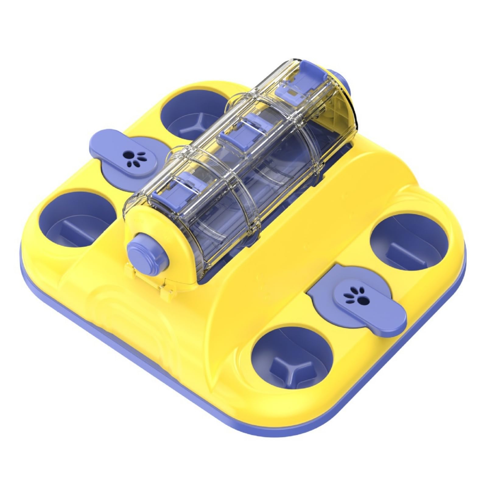 Enakshi Feline Food Brain Teaser Mental Stimulation Rotating Food Dispenser Intelligence Training Dog Treat Brain Teaser Feeder