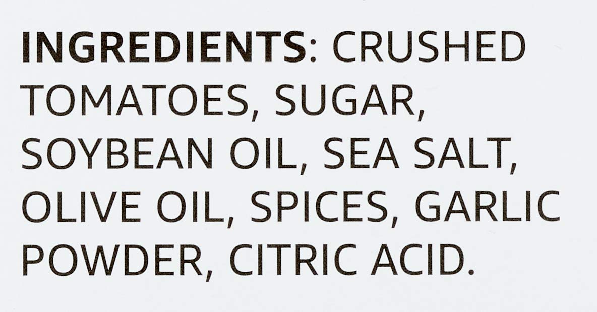 Amazon Brand - Happy Belly Pizza Sauce, 15 Ounce