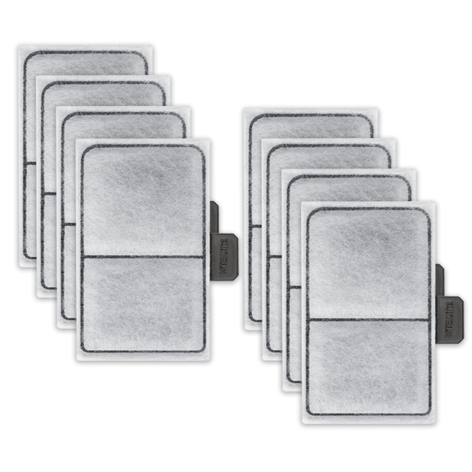 Hitauing 8 Pack Filter Cartridges For Top Fin Ef-S Element And Bf5 Bettaflo
