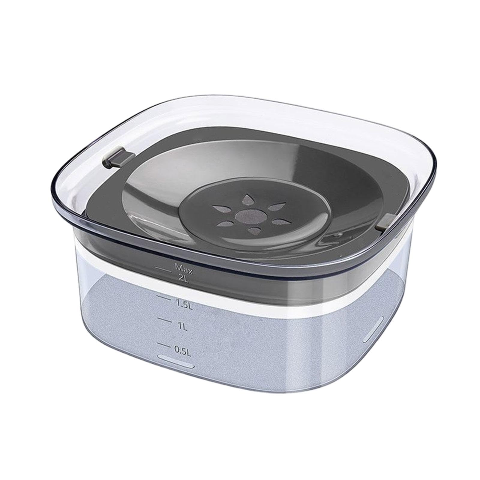 Enakshi Dog Water Bowl For Medium And Large Dogs Spillproof Travel No Spill Dog Dish Clear | Pet Supplies | Dog Supplies | Dishe
