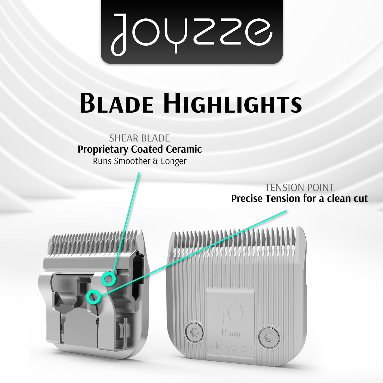 Joyzze Raptor/Falcon Series A Blade - Professional Grade Dog Clipper Grooming Blade, Detachable, Replacement Blades - Stainless
