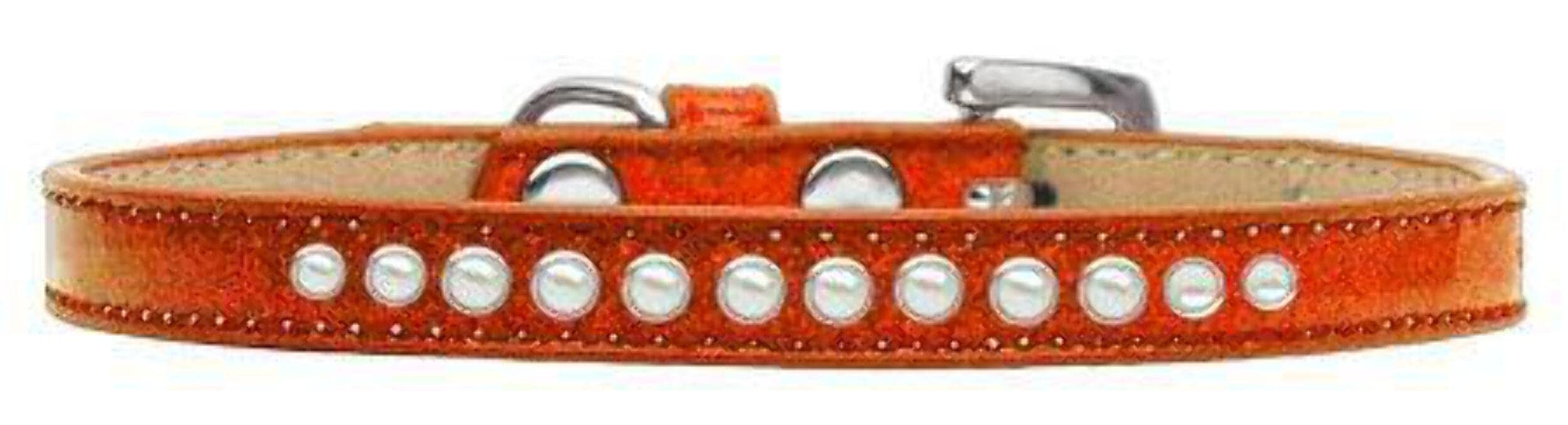 Mirage Pet Products Pearl Red Puppy Dog Ice Cream Collar, Size 12