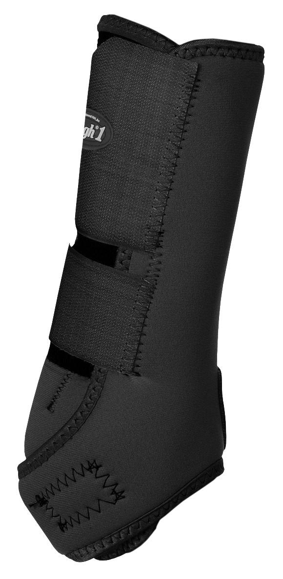 Tough 1 Economy Vented Rear Sport Boots, Black, Medium
