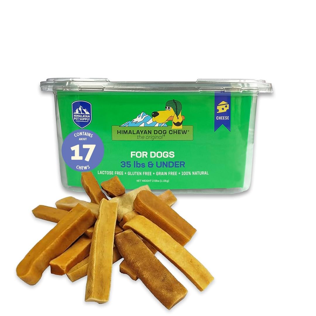 Himalayan Dog Chew Cheese Chews, Long Lasting, Stain Free, Protein Rich, Low Odor, 100% Natural, Healthy & Safe, No Lactose, Glu
