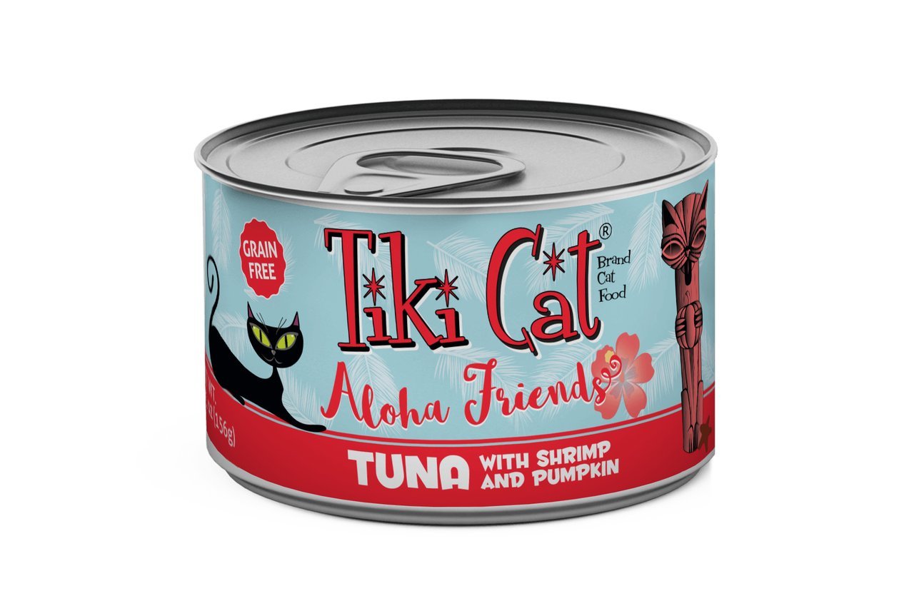 Tiki Pet Foods Cat Aloha Tuna Shrimp Pet Food (12 Pack), 3 Oz
