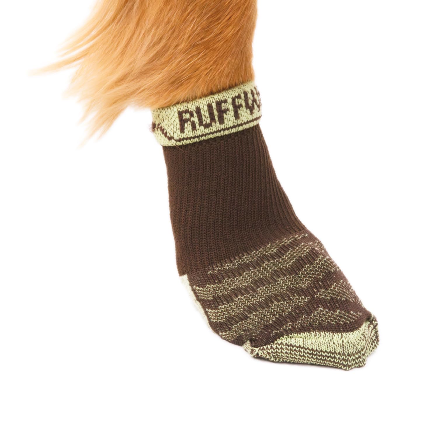 Ruffwear, Bark'N Boot Socks, Comfortable Dog Socks & Boot Liners, Earth Brown, 3.00 In/ 3.25 In