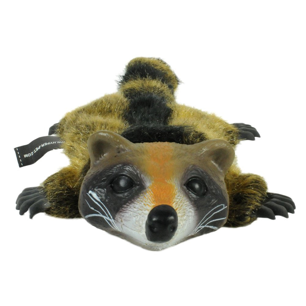 Hyper Pet Raccoon Plush Dog Toy - Large, Brown, New Materials Only, Model 48848