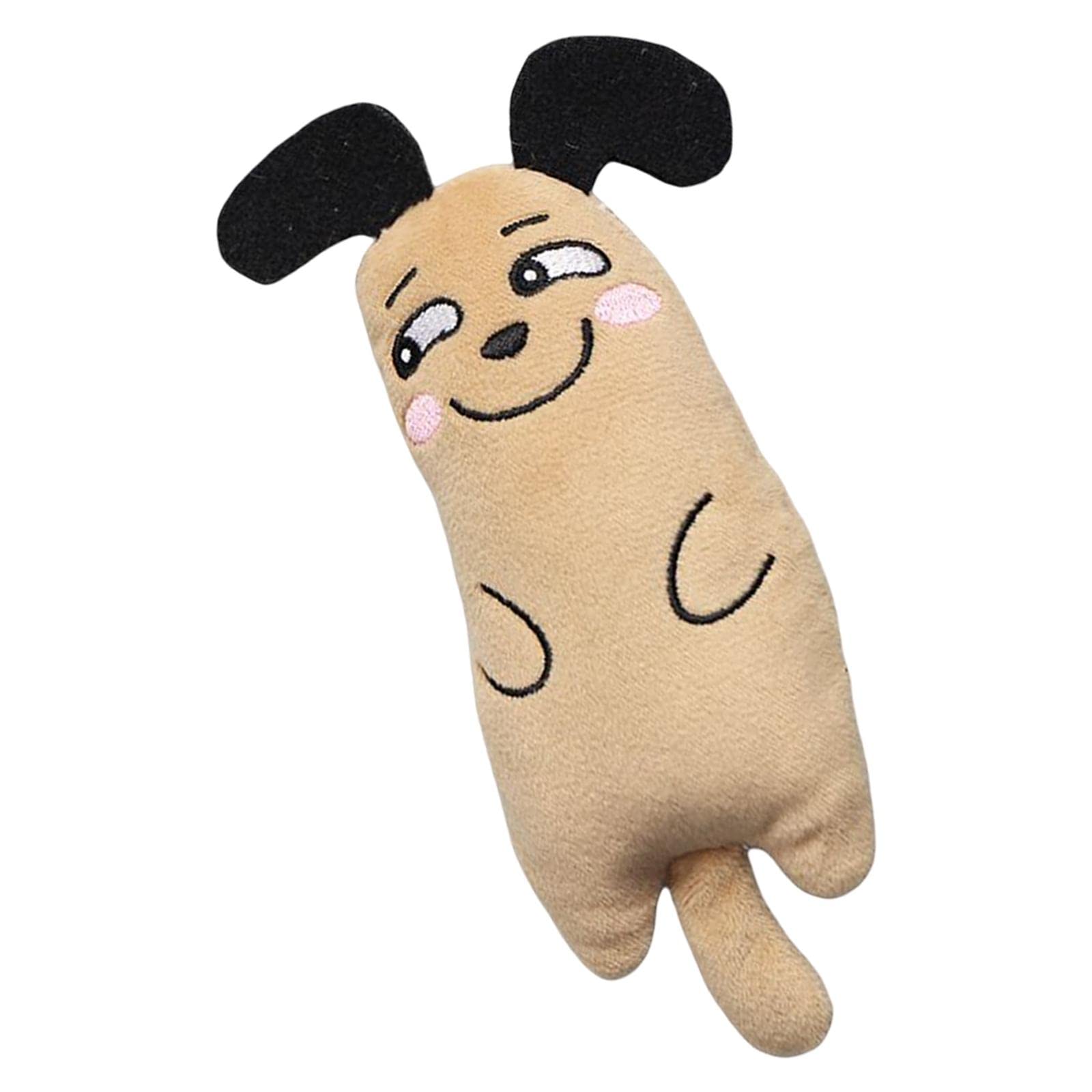 Myaddiction Chew Teeth Grinding Play Toys Pillow Catnip Toy Cat Scratch Light Brown