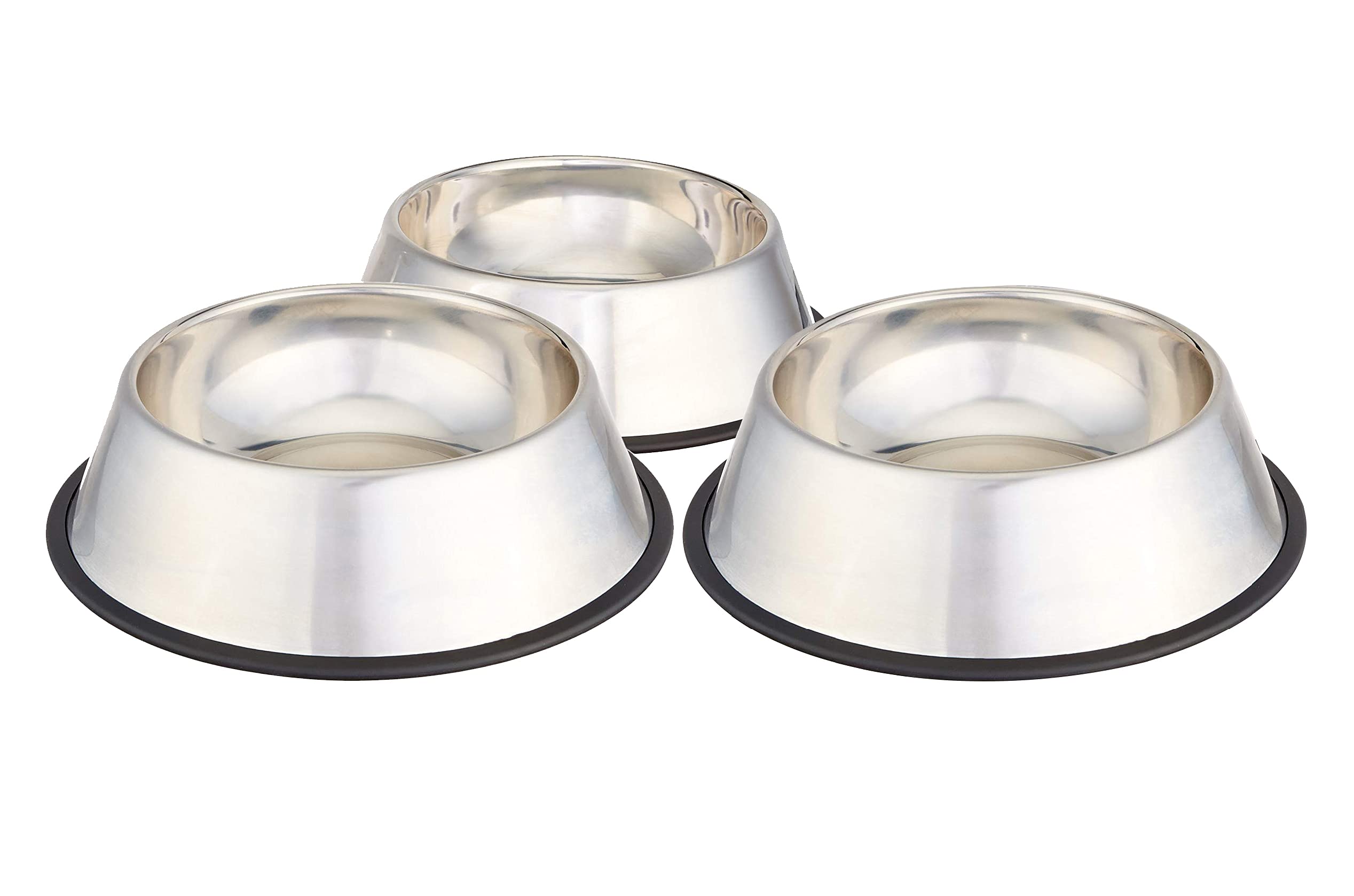 Royale Cat Stainless Steel Dog Feeding Bowl  700 Ml (Buy 1 Get 2 Free)