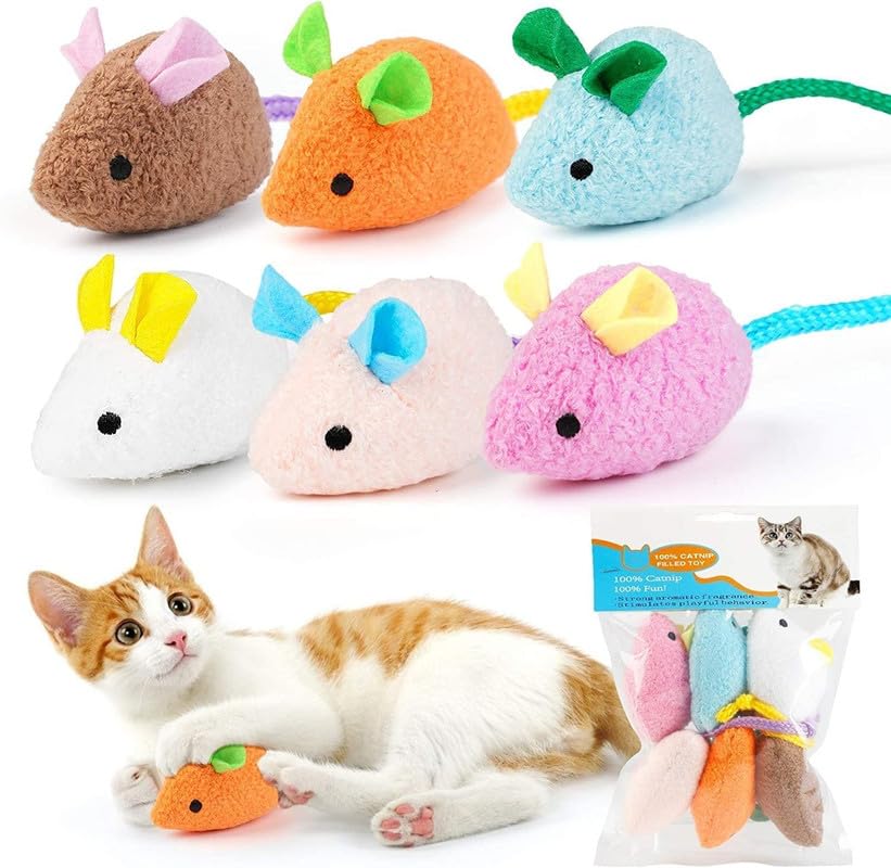 Paw Pet Mart Mouse Cat Toy For Cats And Kittens, Set Of 3