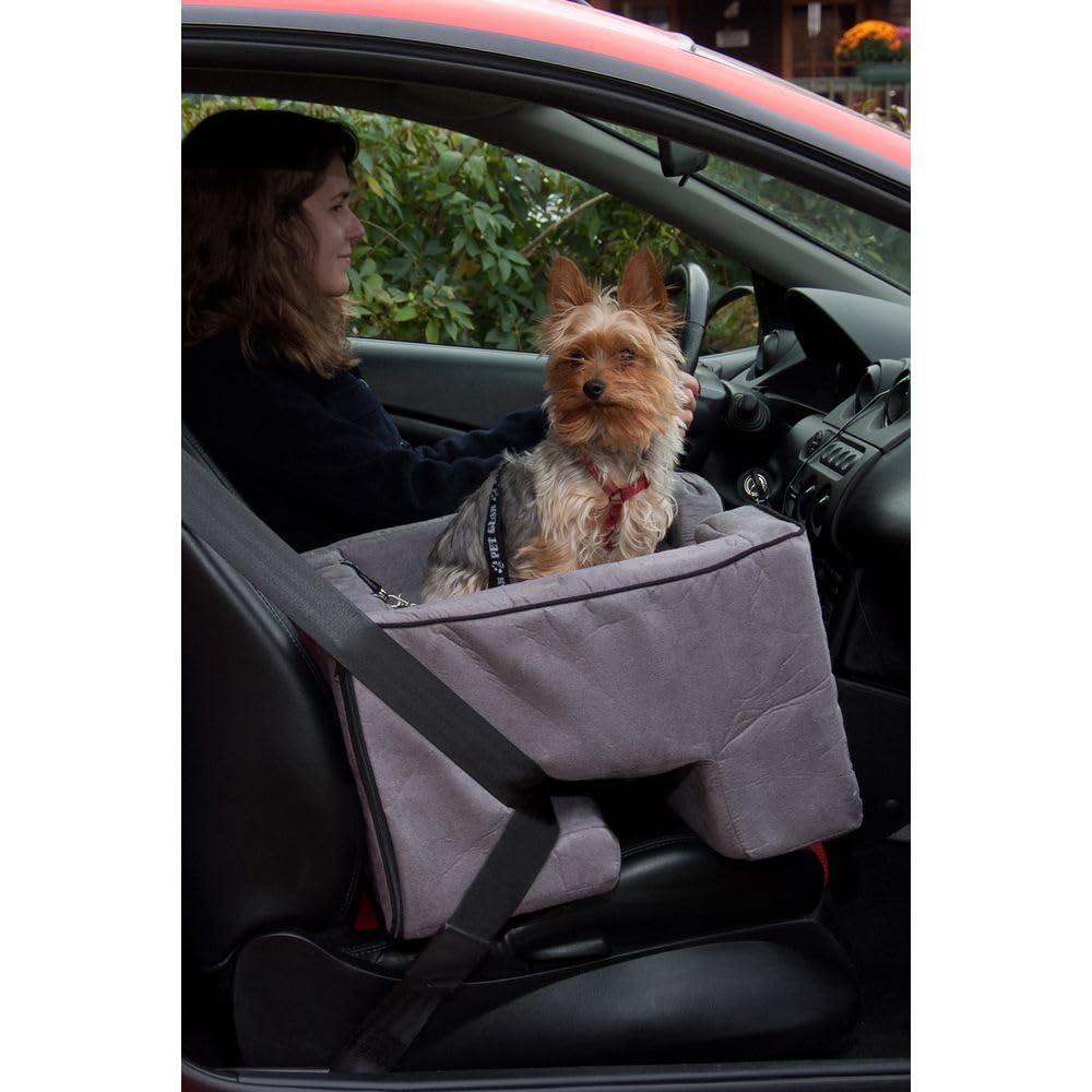 Pet Gear Lookout Booster Car Seat, Removable Comfort Pillow, Safety Tether Included, Installs In Seconds, No Tools Required, 4 C
