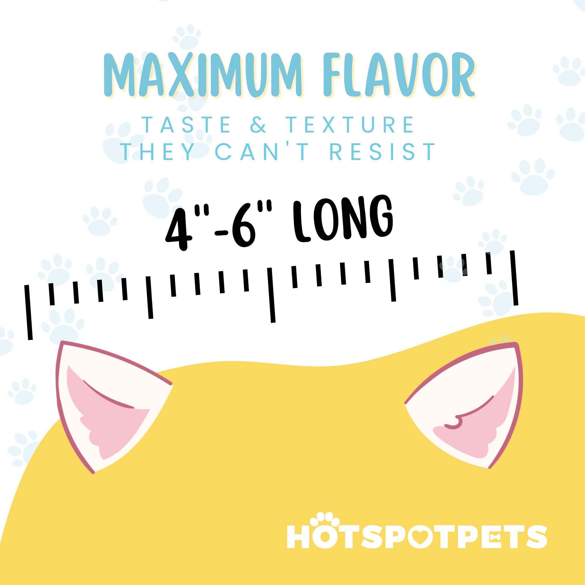hotspot pets All-Natural Cow Ears Dog Chews - Long-Lasting Single Ingredient Treat for Healthy Teeth & Gums, Perfect for Dogs