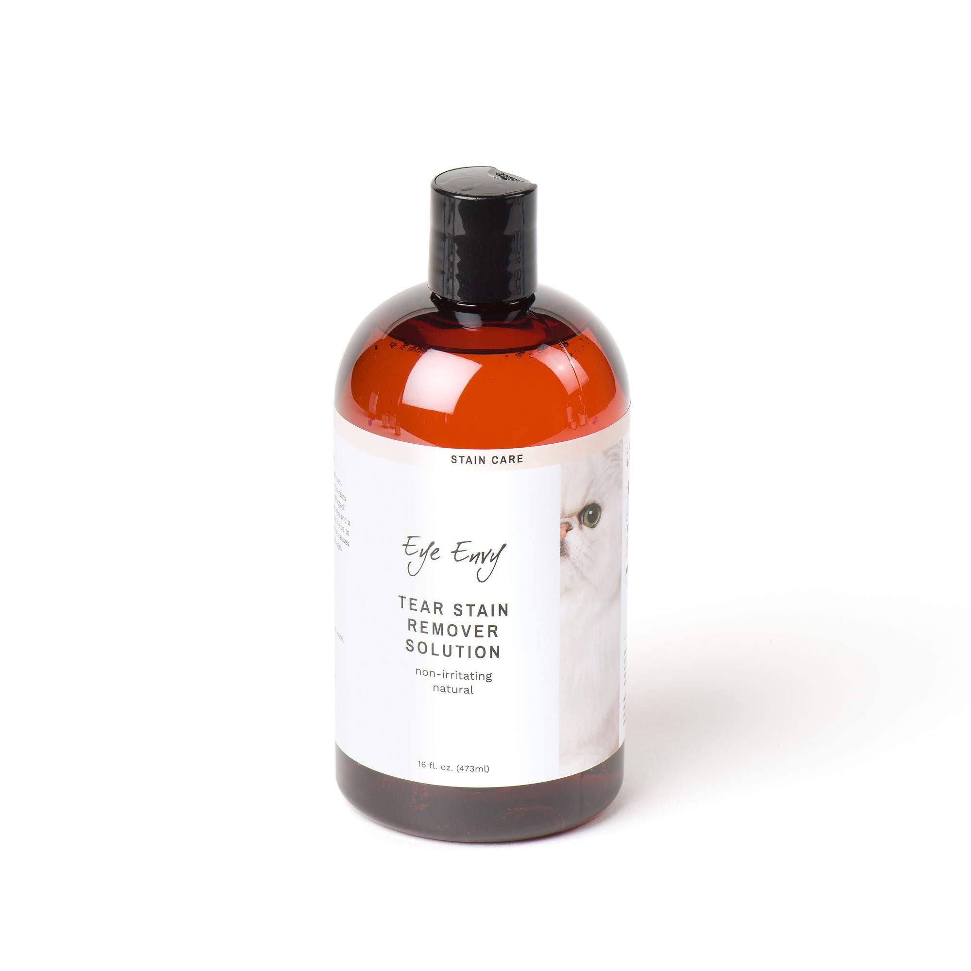 Eye Envy Tear Stain Remover Solution for Cats. 100% Natural, Safe. Treats The Cause of Stains. Recommended by Breeders, Vets, Gr