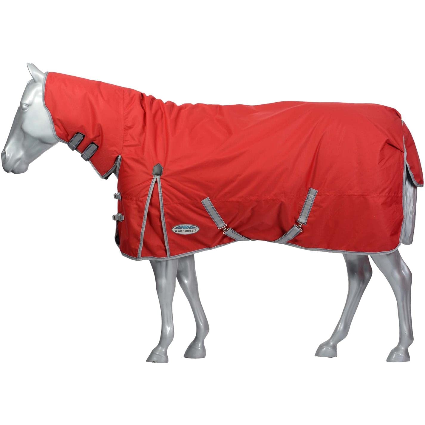 WeatherBeeta ComFiTec Classic Combo Neck Heavy, Red/Silver/Navy, 69