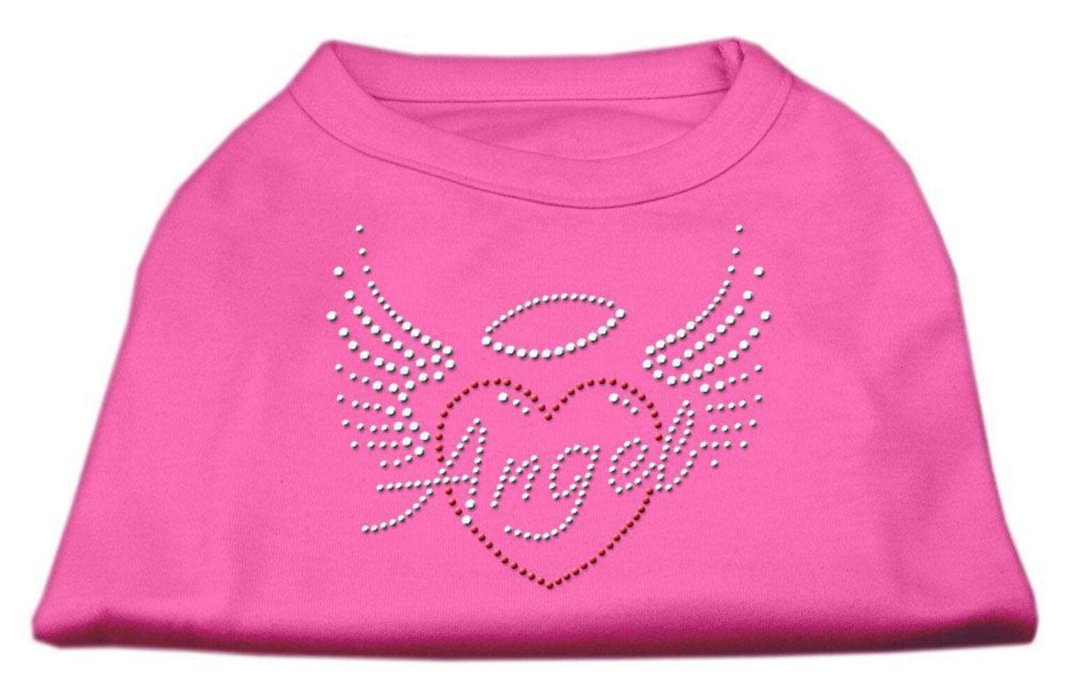 Mirage Pet Products Angel Heart Rhinestone Dog Shirt, 3X-Large, Purple