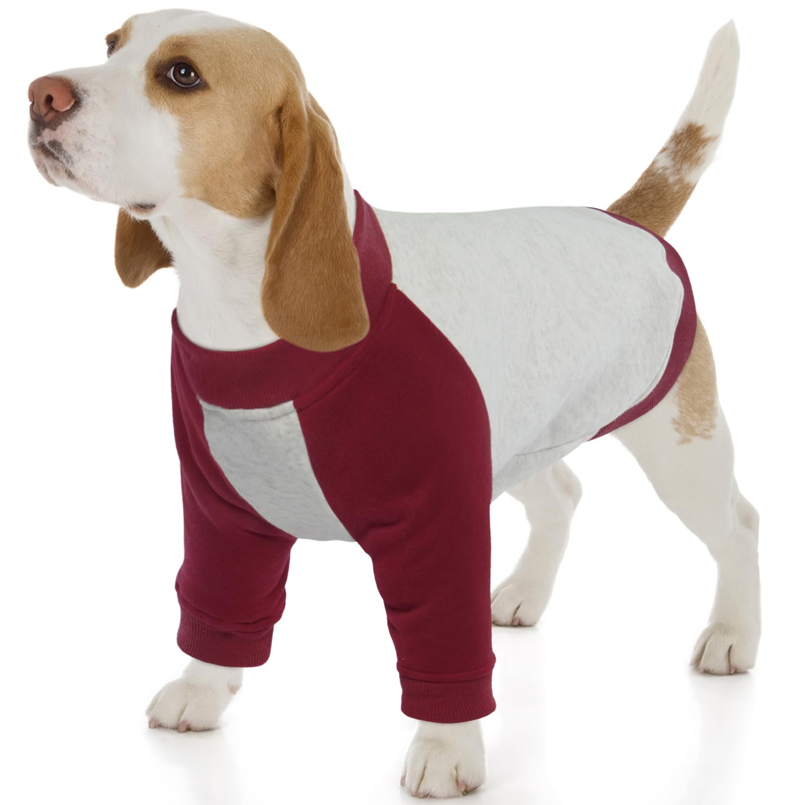 Fuamey Fleece Sweater For Medium Dogs, Pullover Sweatshirt, Winter Clothes For Boy Girl Dogs, Thickening Warm Apparel, Cold Weat