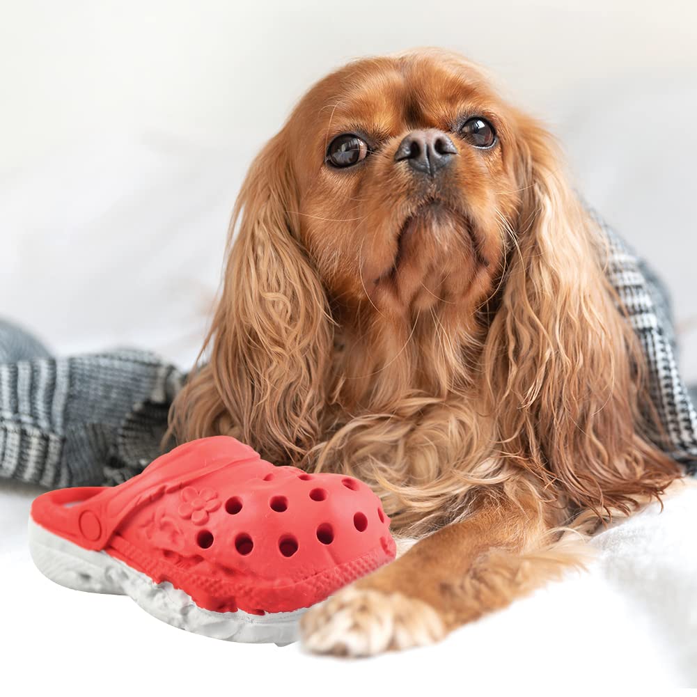 Mondotoy Dog Chew Toy,Durable Rubber Slipper Toy For Puppy,Dog Tough Toys For Pet Training And Cleaning Teeth,Interactive Puppy Toys Aggressive Chewers Small Meduium Breed (Color)