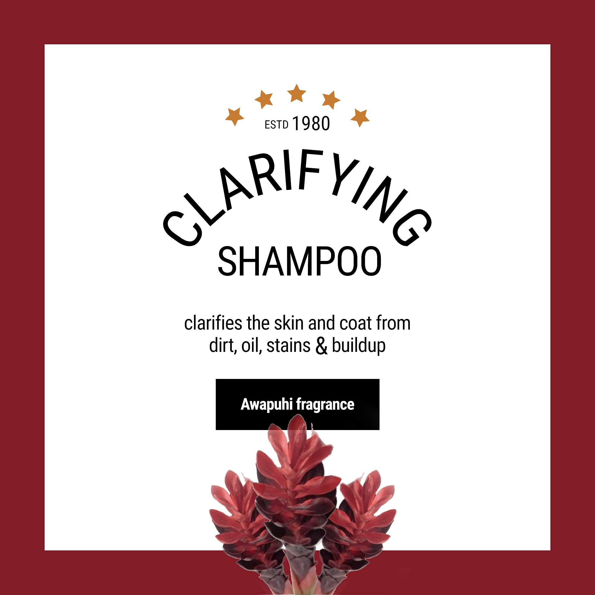 The Coat Handler Clarifying Dog Shampoo, 1 Gallon | All Natural Ingredients, Removes Stains And Dirt, Brightens All Coat Colors,