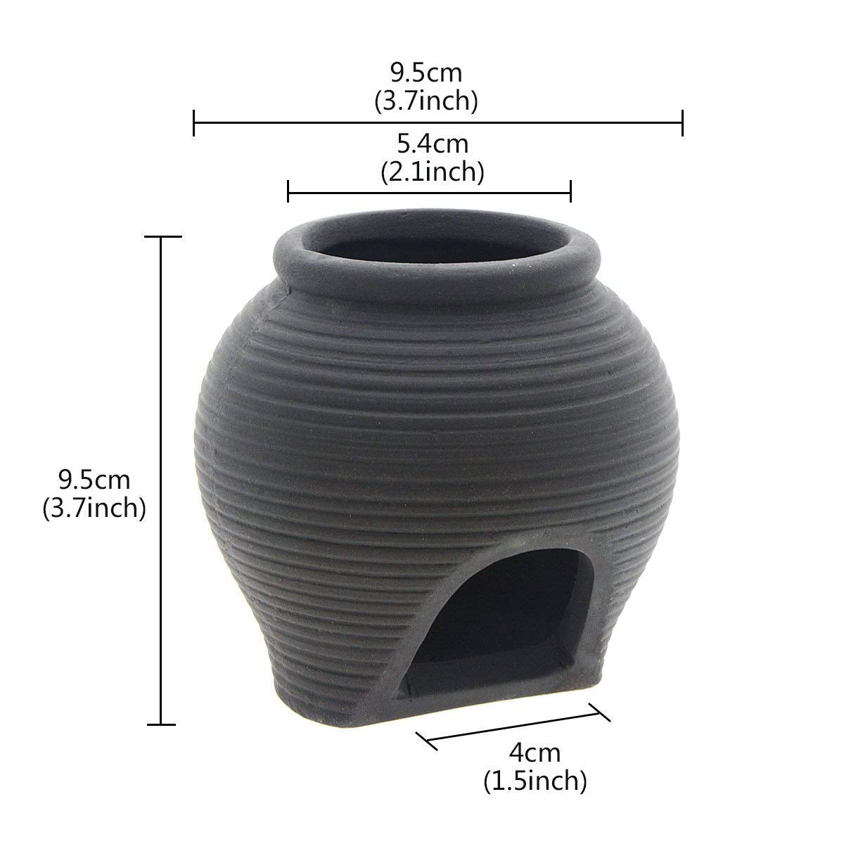 Saim Aquarium Ceramic Jar Decorations Fish Tank Cichlid Cave Breeding Cones Cave For Betta Fish Amano Shrimp Cichlid Bonsai To P
