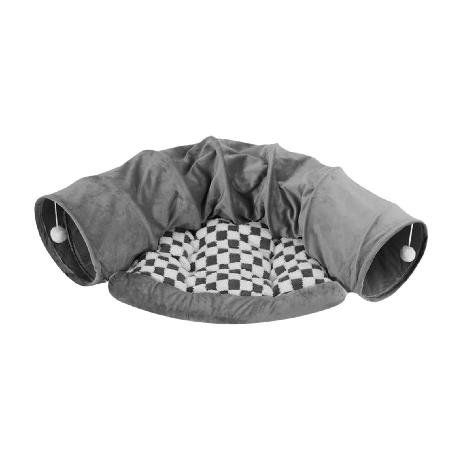 EnakshiCat Tunnel Mat Exercise Play Tunnel Tube For Indoor Cats Small Animals Bunny|Pet Supplies|Cat Supplies|Toys