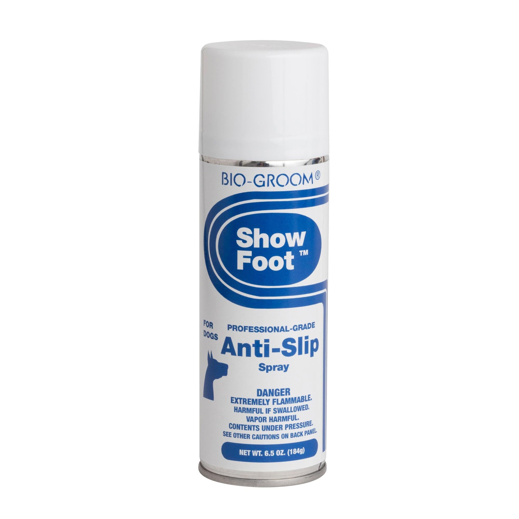 Bio-Groom Show Foot Anti-Slip Spray - Dog Paw Protector, Prevents Slipping, Fast-Drying, Cruelty-Free, Made In Usa, Dog Grooming