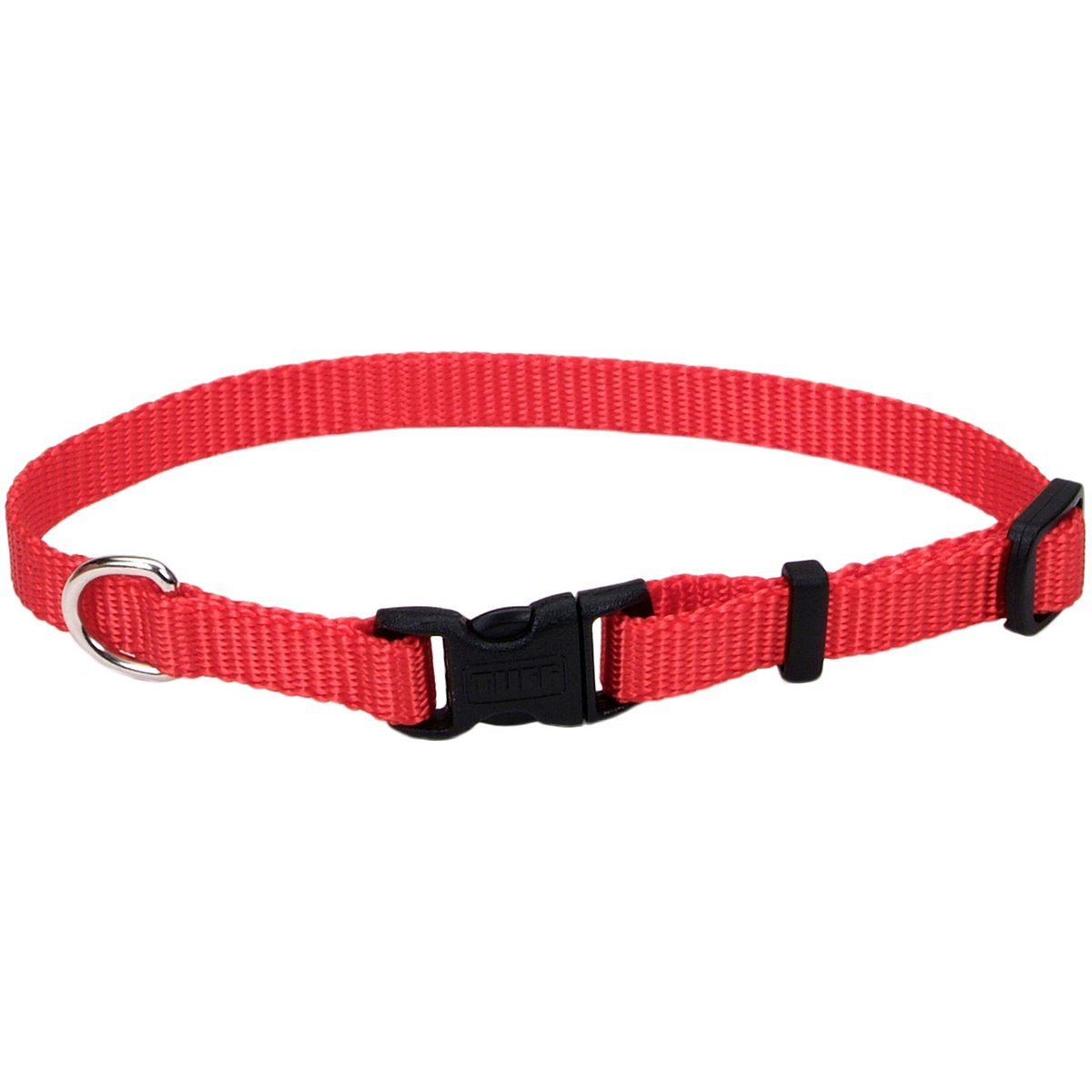 Coastal Pet Products 6301 Tuff Nylon Adjustable Collar - 38 Red
