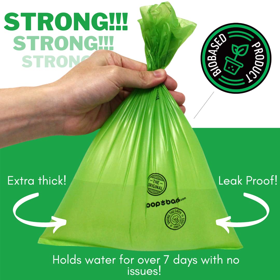 The Original Poop Bags Dog Poop Bag, Dog Bags For Poop, 120 Dog Waste Bags, Doggy Poop Bags Refills, Doggy Poop Bags 38% Plant B