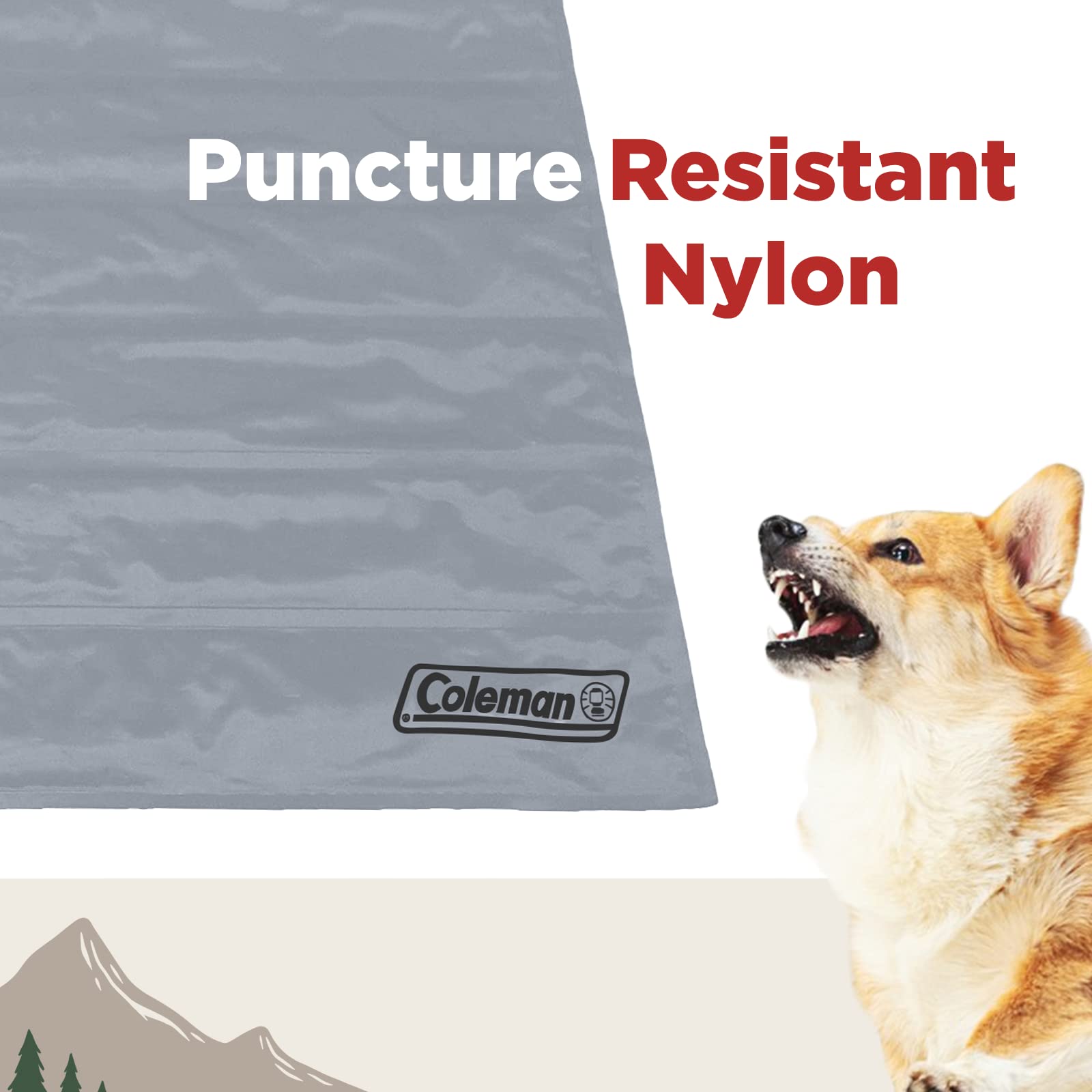 Coleman Pressure Activated Comfort Cooling Gel Pet Pad Mat in Medium 24x30, for Medium Pets, Keep Your pet Cool, and Reduce Join