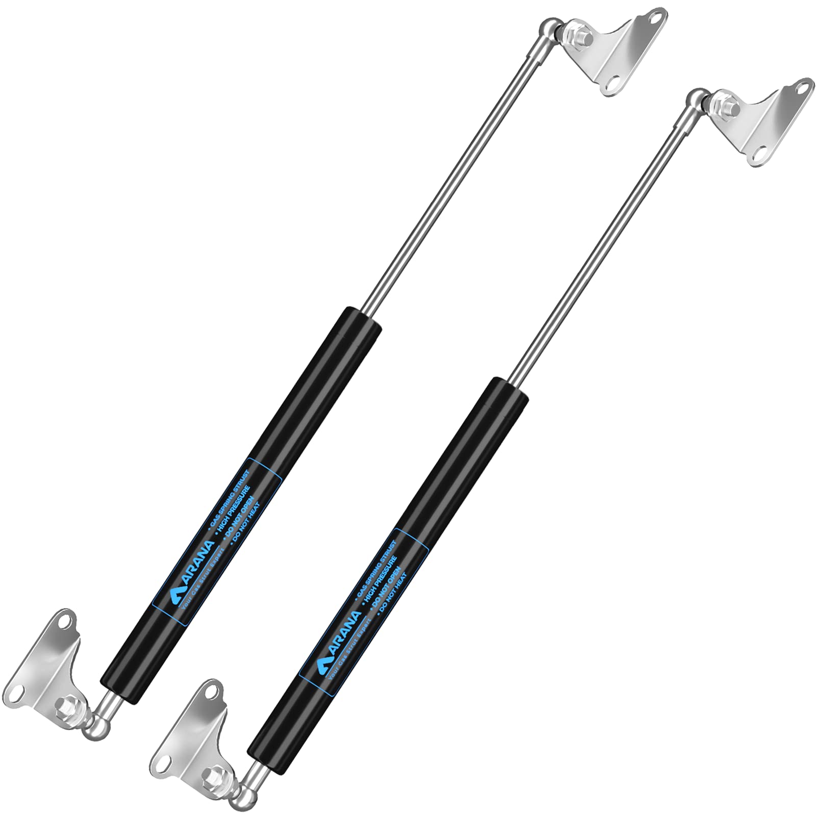 Arana 15 Inch Lift Support Struts Gas Spring Shocks 300 N67 Lb Per Prop For Rv Bed Floor Hatch Trap Door Tv Cabinet Heavy Duty B