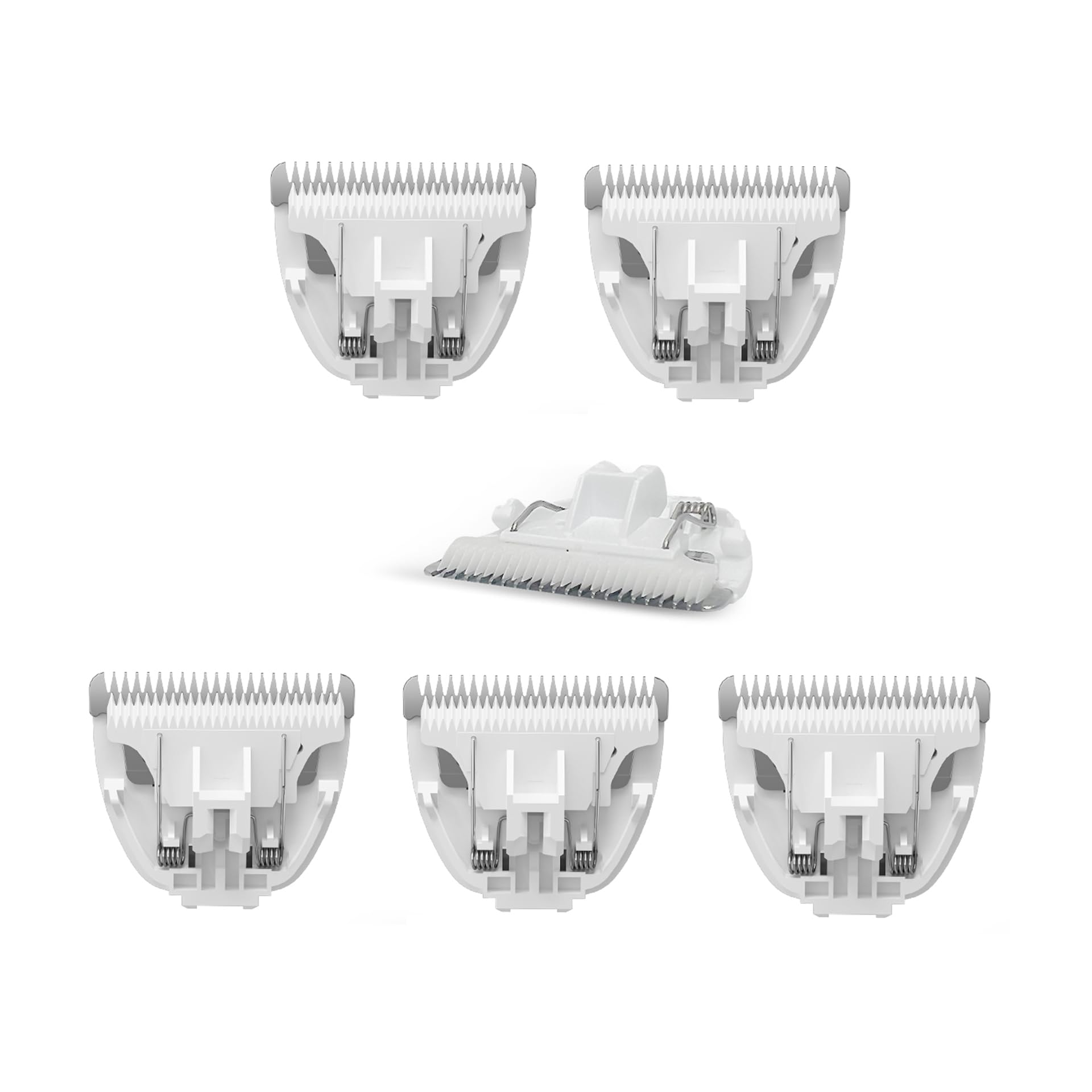 Founouly 6-Packs Home Professional Pet Dog Cat Grooming Clipper Replacement Blades Only