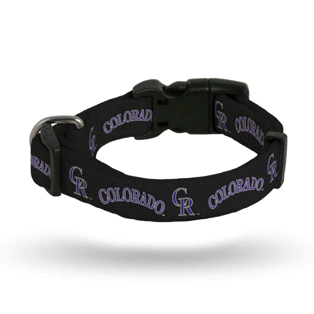 Rico Industries Mlb Colorado Rockies Pet Collarpet Collar Small, Team Colors, Small