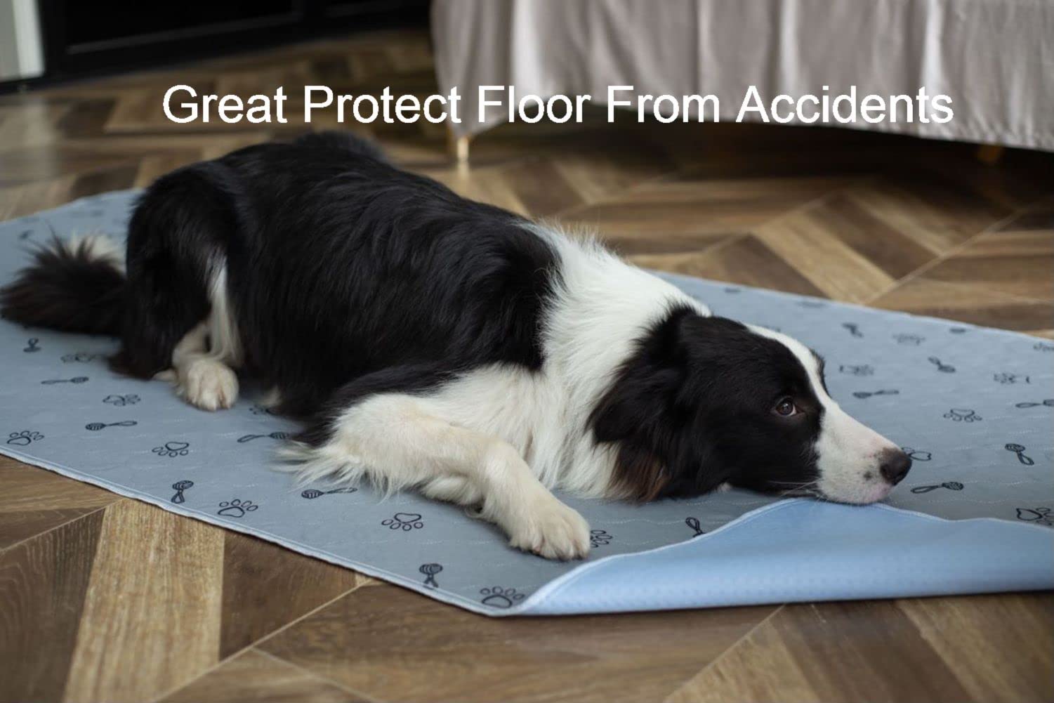 Peepeego 2Pack Pee Pads For Dogs Reusable+Free Dog Comb, Waterproof Rug 36'X72', Absorbent Puppy Pads Washable, Non Slip Protector For Bed Couch Floor