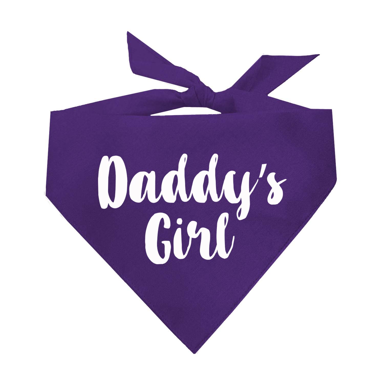 Daddy'S Girl Father'S Day Dog Bandana (Purple, Xs 5)