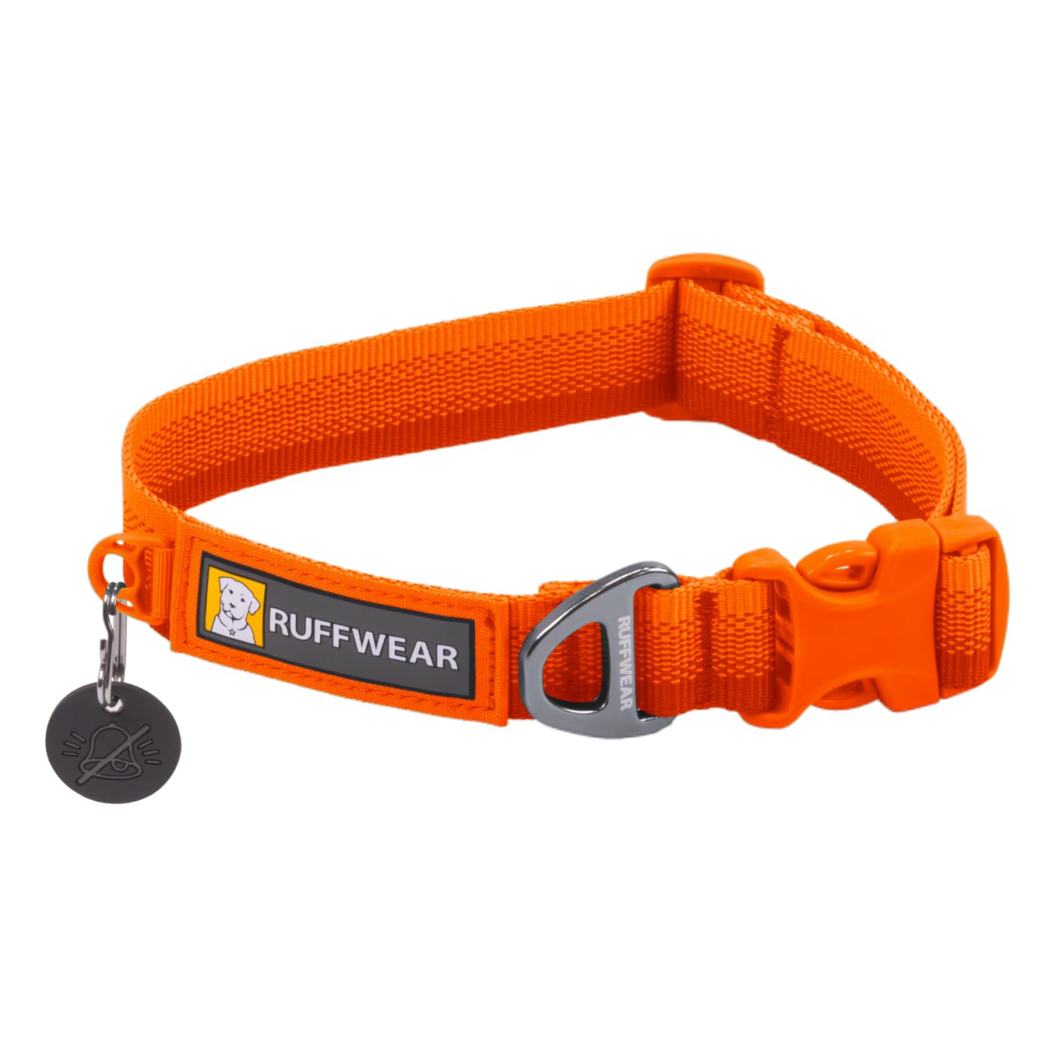 Ruffwear, Front Range Dog Collar, Durable And Comfortable Collar For Everyday Use, Blaze Orange, 11''-14''