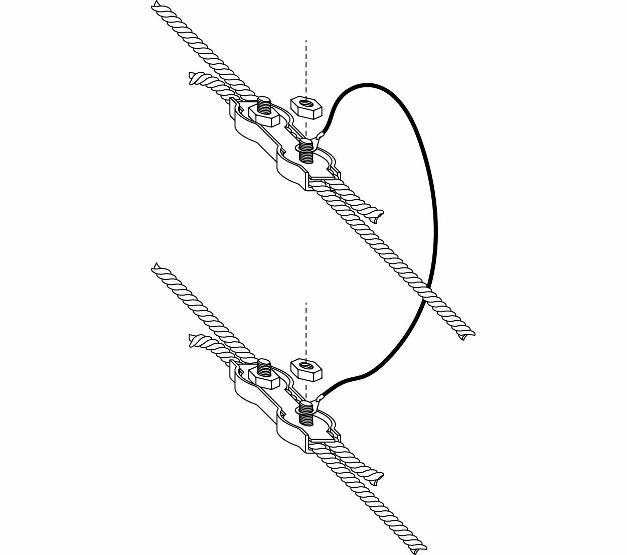 Field Guardian Polyrope To Polyrope Connector, 3/8-Inch