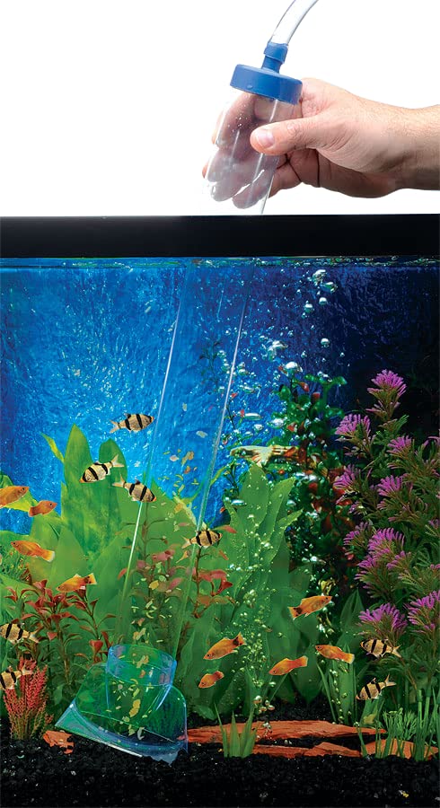 Penn-Plax Gravel Vacuum for Aquariums, 9" GV9, Clear Plastic, Easy Cleaning & Maintenance