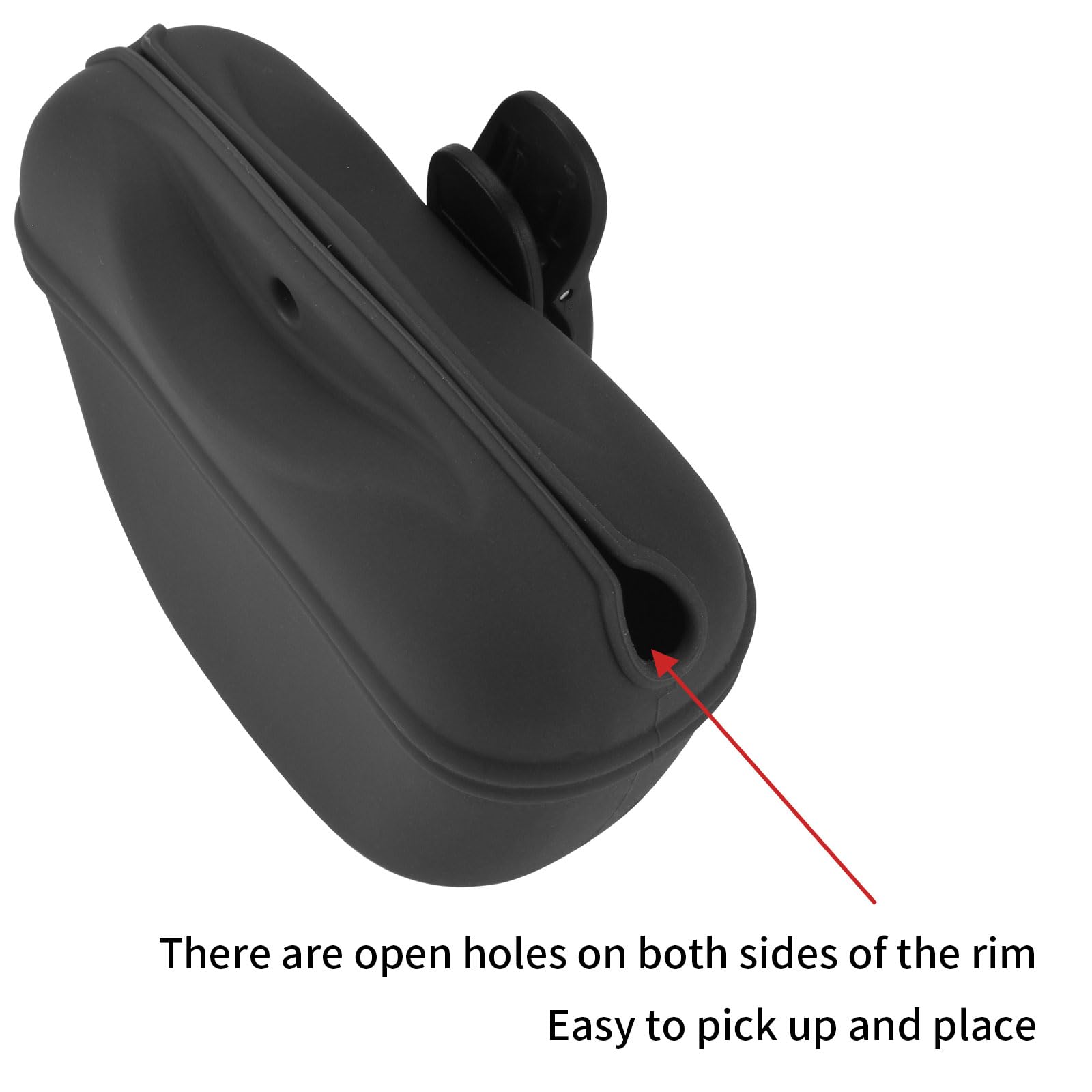 AUDWUD Silicone Dog Treat Pouch,Clip on Portable Training Container,Convenient Magnetic Buckle Closing and Waist Clip,No BPA