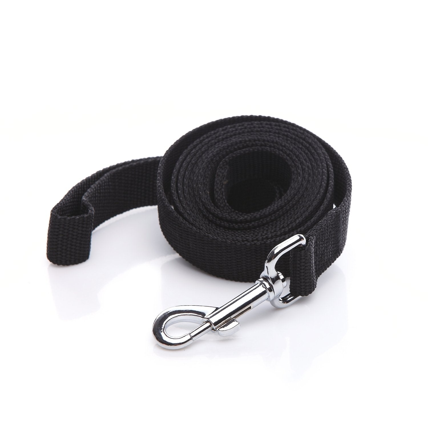 Nylon Dog Leash 12 Feet Long, Walking Training Dog Leashes For Medium Large Dogs(1'' X 12 Ft, Black)