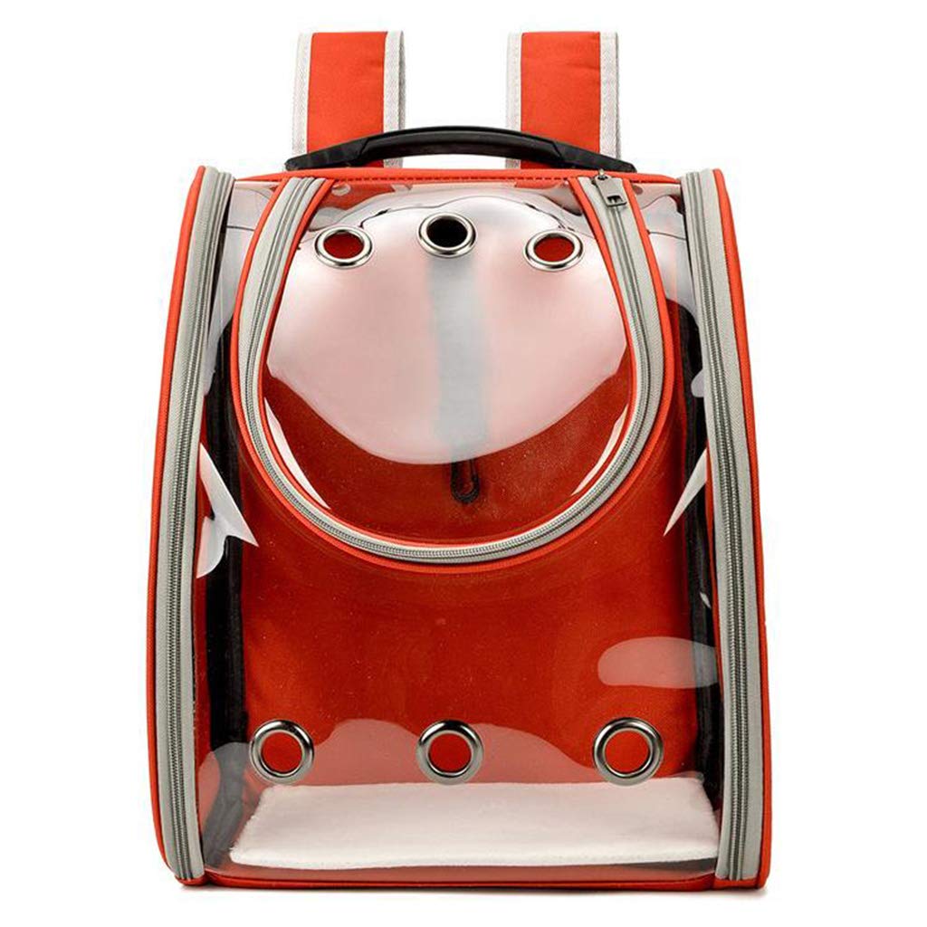 ILSMYSUTRA Pet Cat Dog Carrier Bag Backpack Travel Kennel Handbag Puppy Bag Crate Red | Dog Supplies | Carriers & Totes