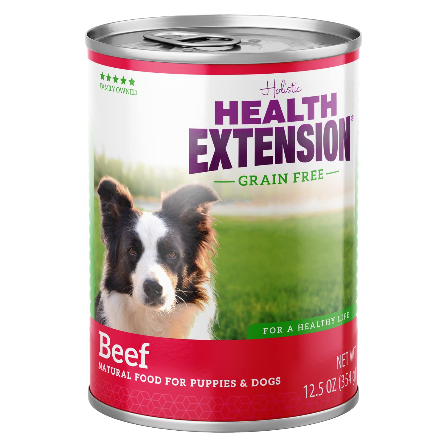 Health Extension Beef Entr  e Wet Dog Food Grain-Free, 12.5 oz - High-Protein Recipe, Hydration Support, Ideal for Sensitive Sto