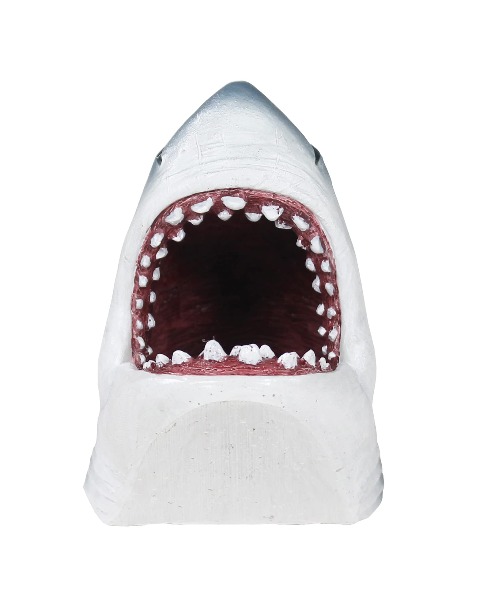 Penn-Plax Jaws Officially Licensed Aquarium Decoration - Shark Swim-Through - Safe For Freshwater And Saltwater Fish Tanks - Sma