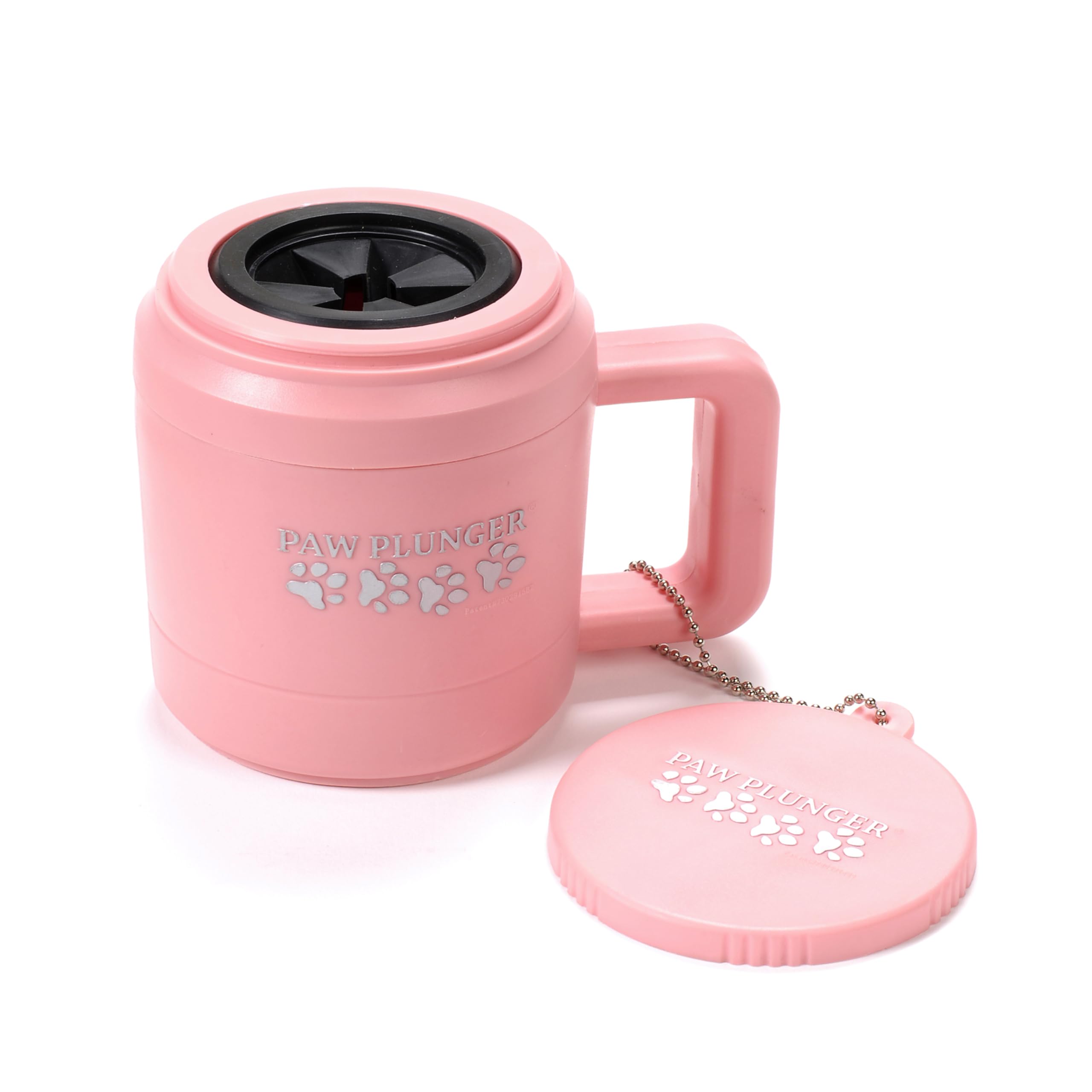 Paw Plunger – Dog Paw Cleaner - Puppy Essentials - Portable Dirty Paw Washer - Ideal For Small Dogs - Pink