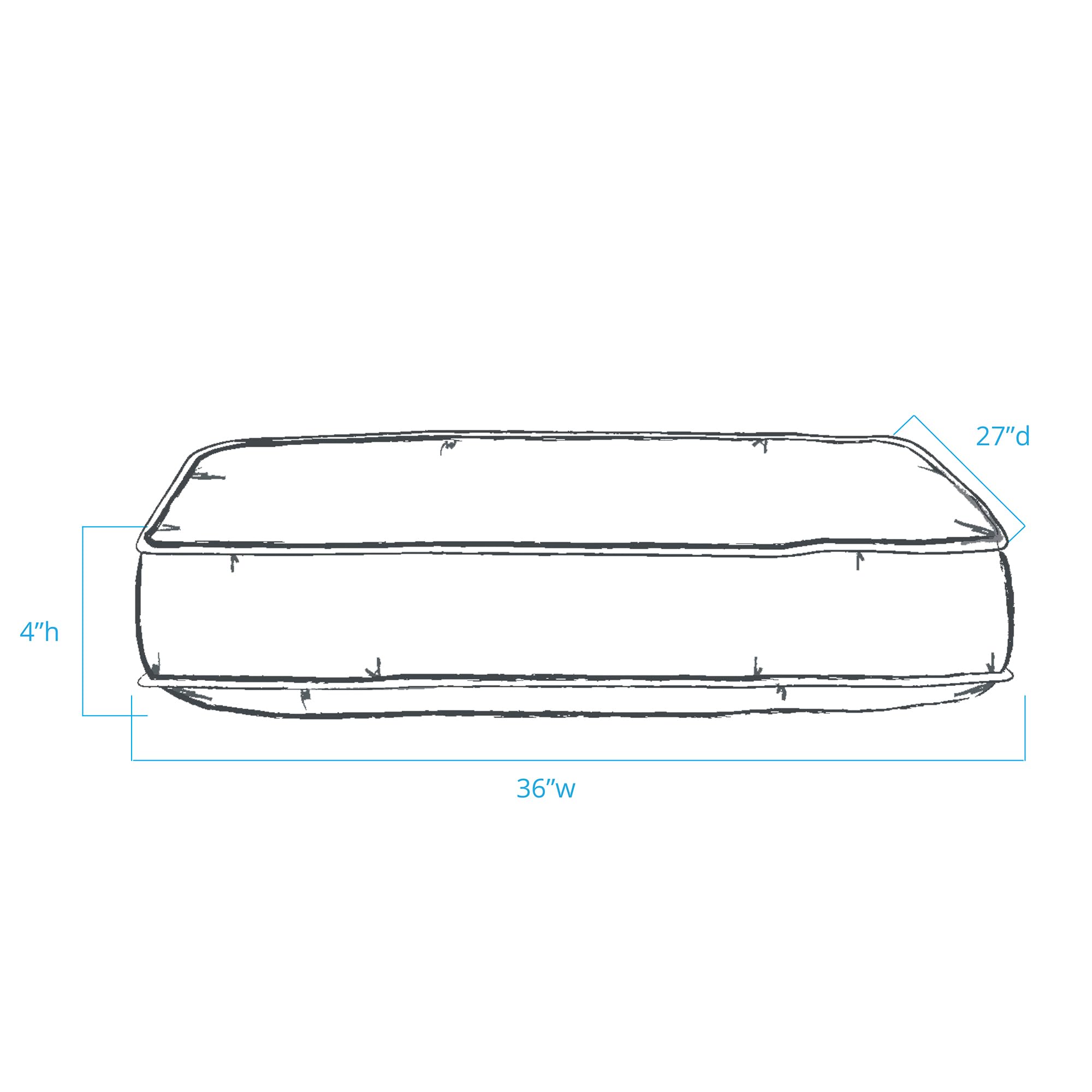 Pendleton National Park Napper Dog Bed - Crater Lake, M